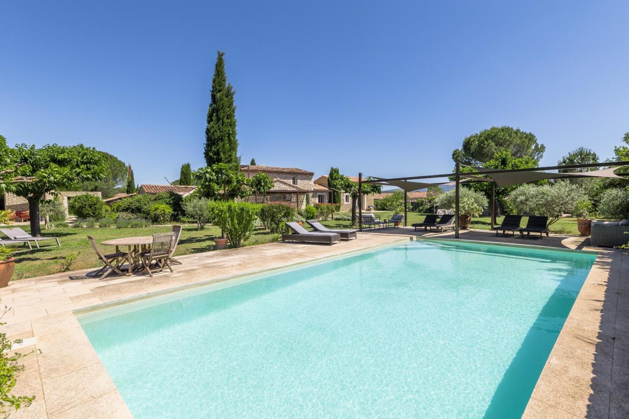 Mas Oréa côté piscine Gordes Exterior foto