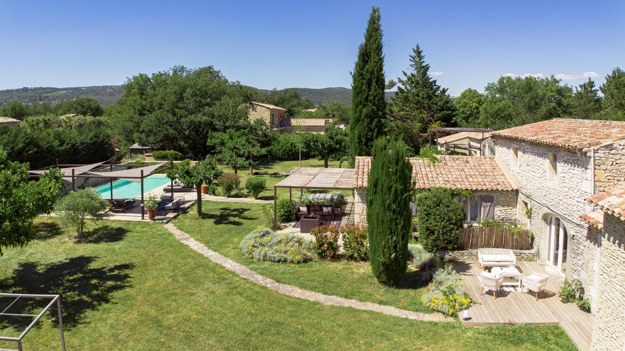 Mas Oréa côté piscine Gordes Exterior foto